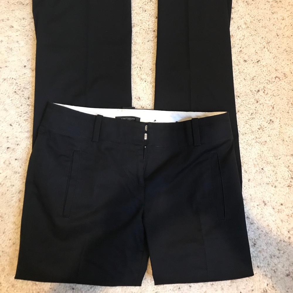 Boot cut black dress pants